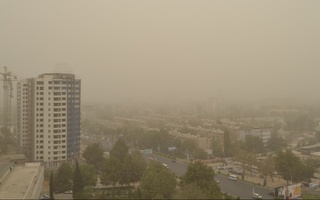 Душанбени қум бўрони қоплади