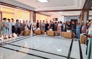 Республика ишчи гуруҳи Бухорода