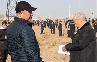 Қаршы қаласында «Журналистер мен блогерлер бағы» салынып жатыр