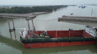 Гуанчжоудаги автомобиль кўпригининг қулаб тушиши оқибатида ҳалок бўлганлар сони беш нафарга етди