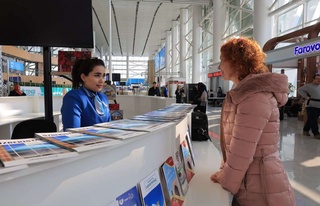 Samarqand xalqaro aeroportida turizm axborot markazi ochildi