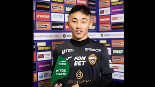 Эксперты телеканала «Матч Премьер» признали Аббосбека Файзуллаева лучшим игроком матча ЦСКА - «Спартак»