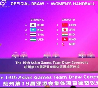 Гандболчиларимизнинг Ханчжоудаги рақиблари аниқ