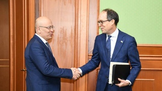 В МИД проведена встреча с Временным поверенным в делах США в Узбекистане Полом Политесом