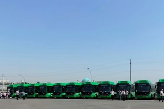 Наманган: 24 дона замонавий автобус олиб келинди