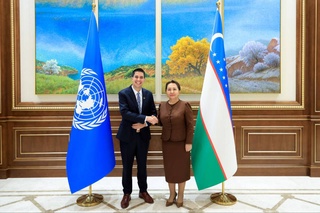 Председатель Сената приняла помощника Генерального секретаря ООН по вопросам молодежи