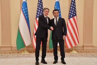 АҚШ давлат котиби Энтони Блинкен Тошкентда ТИВ раҳбарияти билан учрашди