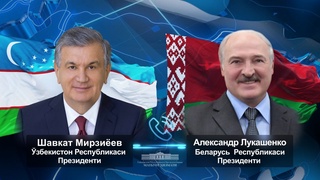 Президенти Ӯзбекистон роҳбари Беларусро бо пирӯзӣ дар интихоботи президентӣ табрик кард