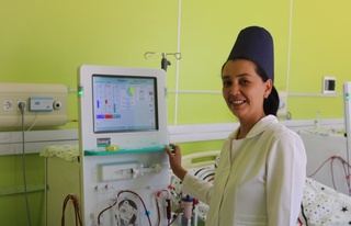 Жаңажерде  нефрология  және гемодиализ  бөлімі толық  жұмыс  бастады