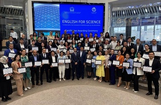 Награждены очередные выпускники проекта по бесплатному обучению академического английского «English for Science»