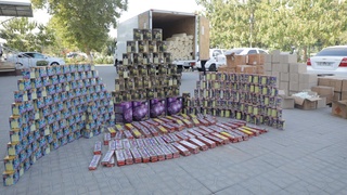 Bojxonachilar 433 mln soʻmlik pirotexnika vositalarini toʻxtatib qoldi