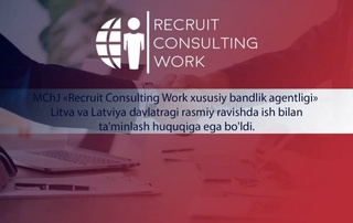 “Recruit Consulting Work Xususiy Bandlik Agentligi” МЧЖ мансабдор шахсларидан жабр кўрган фуқароларга етказилган зарар пулларини қайтариш бошланди