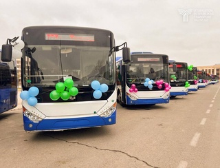 20 new buses have been delivered to Bukhara