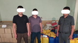 Qoʻlbola usulda alkogolli mahsulotlari ishlab chiqarayotgan yashirin sexlar fosh etildi