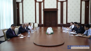 Yevropa tiklanish va taraqqiyot banki vakillari bilan uchrashuv