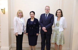 Сенат Раиси ЕИ вакиллари билан ҳамкорлик истиқболларини муҳокама қилди