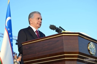 Выступление Президента Шавката Мирзиёева на торжественной церемонии, посвященной 33-й годовщине независимости Республики Узбекистан