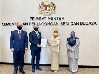 Малайзия Туризм, санъат ва маданият вазири билан учрашув бўлиб ўтди