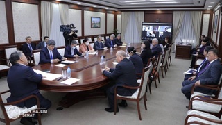 Сенаторы предварительно обсудили вопросы, внесенные в очередное пленарное заседание