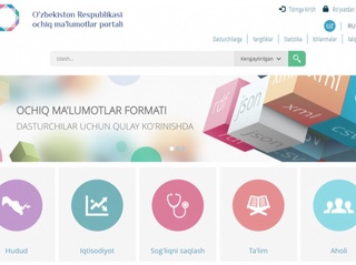 Ўзбекистон Республикаси Очиқ маълумотлар порталининг янги талқини ишлаб чиқилади