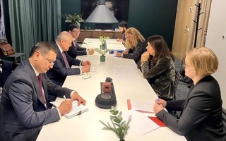 Абдулазиз Камилов провел встречу с главой МИД Швеции