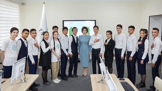В Бухарской области открылся класс «Zamin Education»