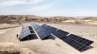 Тўрақўрғон иссиқлик электр станциясида қуввати 1 МВт бўлган қуёш фотоэлектр станцияси қурилмоқда