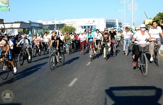 "Соғлом ҳаёт сари" шиори остида веломарафон ташкил этилди