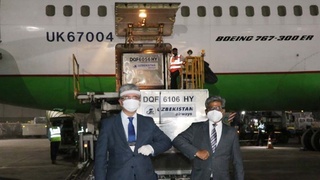 Uzbekistan’s humanitarian aid arrives in India