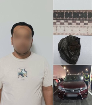 "LEXUS" йўловчиси ёнидан тақиқланган модда топилди