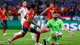 Грузии хватило на один тайм почти равной игры с Испанией