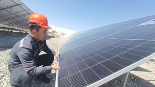 Дар Неругоҳи барқи обии Тахиатош неругоҳи фотоэлектрикии офтобӣ бо иқтидори 1 МВт сохта мешавад