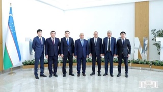 Хоким города Ташкента встретился с делегацией во главе с акимом Туркистанской области Республики Казахстан Умирзаком Шукеевым