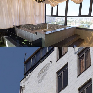 В Самарканде мужчина построил бассейн на 10-м этаже многоэтажного дома