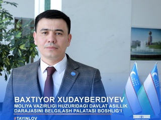 Давлат асиллик даражасини белгилаш палатаси бошлиғи тайинланди