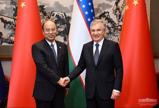 The President of Uzbekistan meets with the Chairman of China National Petroleum Corporation