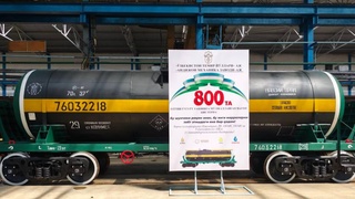 В ГП «Навоийуран» расширяется парк железнодорожного транспорта