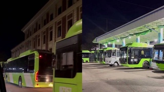 Toshkent zapravkalarida avtobuslarning turnaqator navbatiga izoh berildi