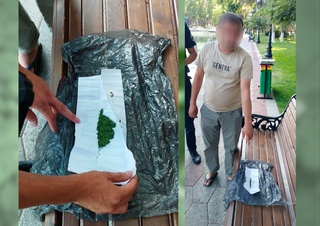 Миллий гвардия Тошкентдаги истироҳат боғида гиёҳванд чакиб ўтирган эркакни қўлга олди