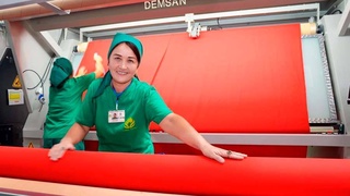 В Фергане к празднику запустили текстильное производство