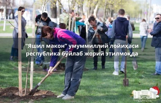 Республика көлемінде «Жасыл кеңістік» жалпыұлттық жобасы жүзеге асырылуда