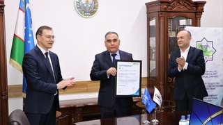 «НЭС Узбекистана» получило сертификат менеджмента качества международной стандартизации ISO 9001