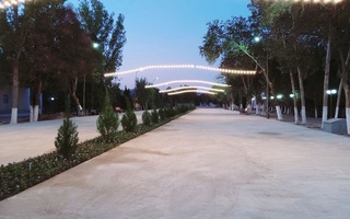 Кўркам қиёфа касб этаётган истироҳат боғи