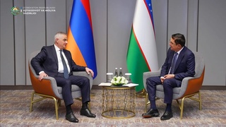 Жамшид Қўчқоров Арманистон Бош вазири ўринбосари Мгер Григорян билан учрашди