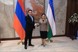 The Chairman of the Senate of the Oliy Majlis of Uzbekistan met with the Chairman of the National Assembly of the Republic of Armenia