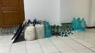 Қўлбола ароқ цехи фош бўлди