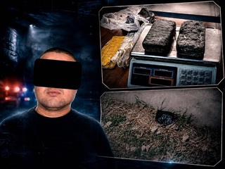 В Андижане задержан мужчина при получении почти 2 кг гашиша