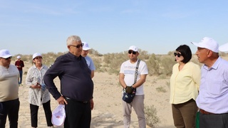 «Амударё куни» тадбири доирасида Орол денгизига саёҳат уюштирилди