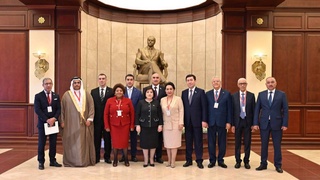 Танзила Норбоева дар ҷаласаи махсуси парлумони Ҷумҳурии Озарбойҷон ширкат дошт