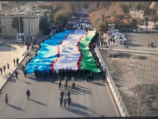 100 metrlik davlat bayrogʻi Xorazmdan Toshkent tomon yoʻl oldi